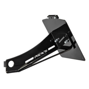Ricks Motorcycles, side mount License plate bracket. Black