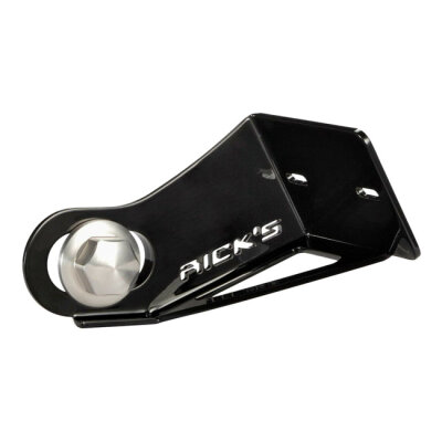 Ricks Motorcycles, side mount license plate kit short Black