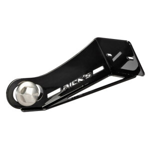 Ricks Motorcycles, side mount License plate bracket. Black