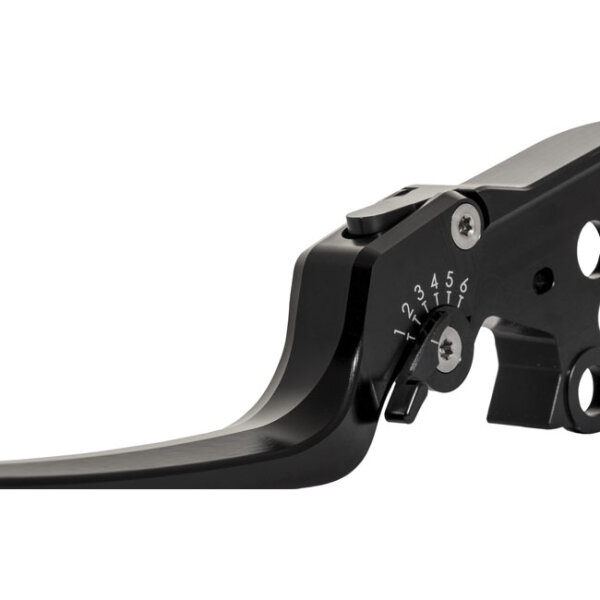 Ricks Motorcycles, Classic brake & clutch lever set. Black