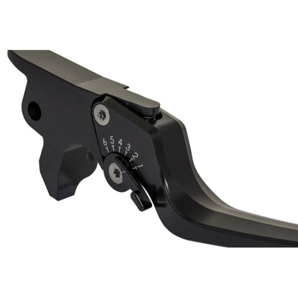 Ricks Motorcycles, Classic brake & clutch lever set. Black