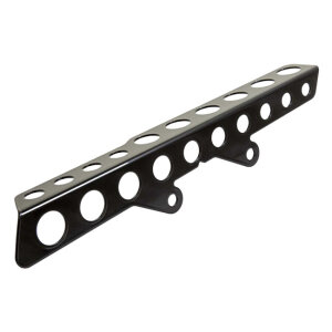 Ricks Motorcycles, belt guard Round holes. Gloss black