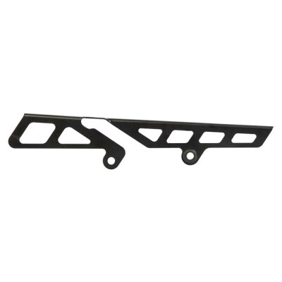 Ricks Motorcycles, belt guard square holes. Gloss black