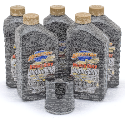 V-Rod engine oil service kit Blk (IT)