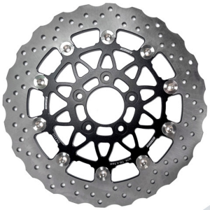 Floating RR Brake Disc Wave 11.8" Black (FR)