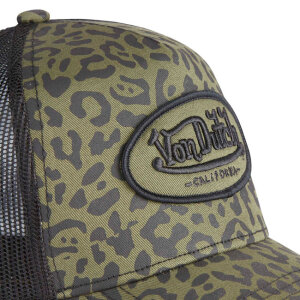 Von Dutch Leopard cap khaki One size fits most