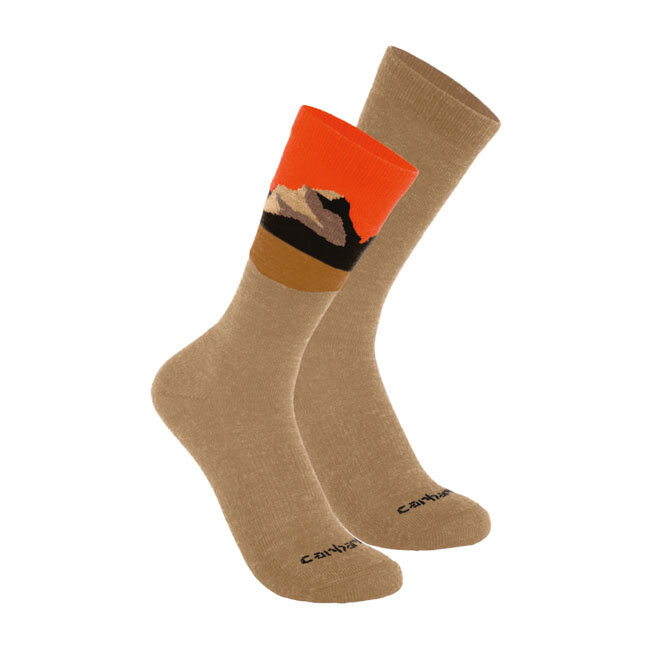 Carhartt Wool Blend Mountain Crew sock 2 Pack assorted3 Size L (EU 42-45)