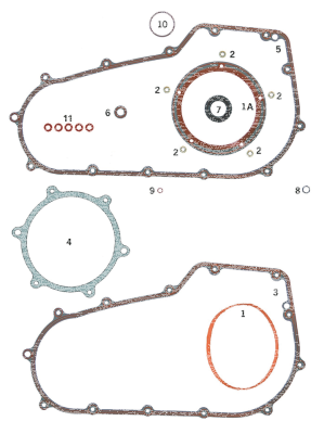 10pck primary drain O-ring #11324 (IT)