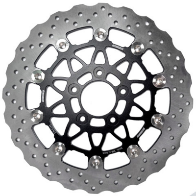 Floating RR Brake Disc Wave 11.8" Black (IT)