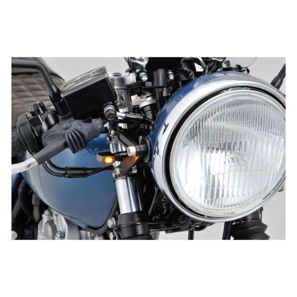 Daytona, Mini 1 D-Light LED turn signals. Clear lens | Lieferumfang: Nur ein Teil des abgebildeten Artikels.