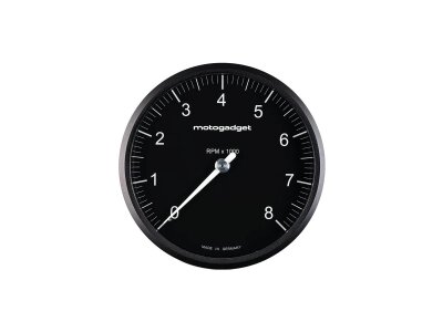 motoscope chronoclassic 2.0 Instrument Scale: 8.000 rpm; Black Anodized Bezel 80 mm