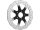 Seven Sins Wave Design Floating Brake Disc Black Inner Carrier 11,8" Front