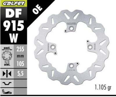 Brake Disc Fixed Wave Rr