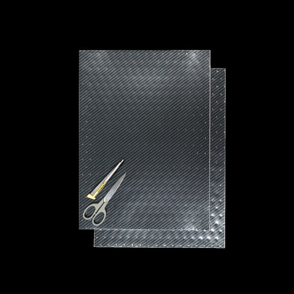 Sticker Sheet Carbon 2pcs With