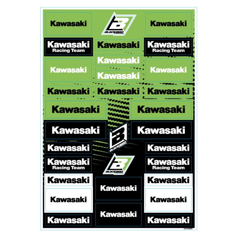 Decal Logo Sheet Kawasaki