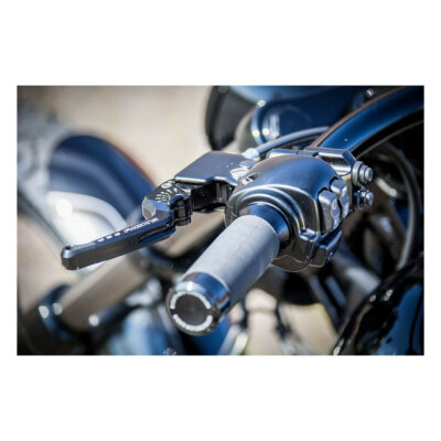 Ricks Motorcycles, Good Guys brake & clutch lever set Black