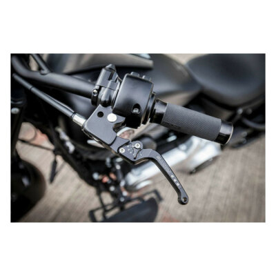Ricks Motorcycles, Good Guys brake & clutch lever set Black