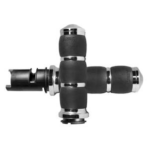 Avon grip set, Velvet air cushioned. Chrome