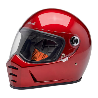Biltwell Lane Splitter helmet cherry red Size XS
