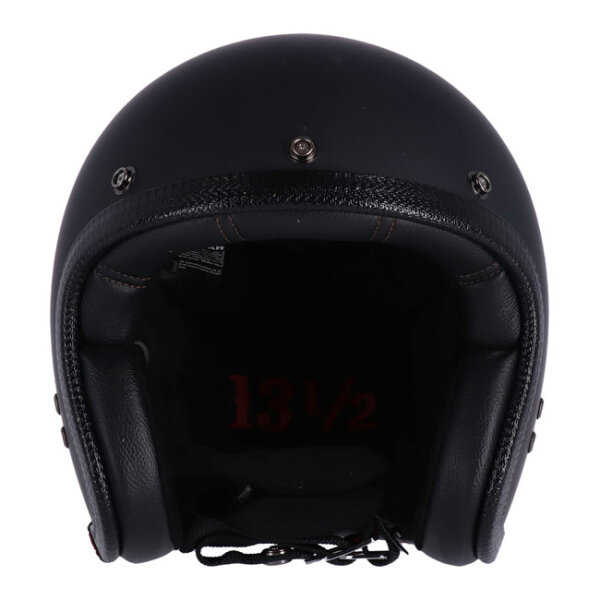 13 1/2 Skull bucket helmet matt black Size M