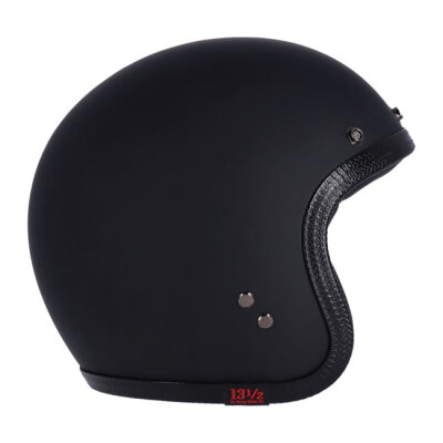 13 1/2 Skull bucket helmet matt black Size M