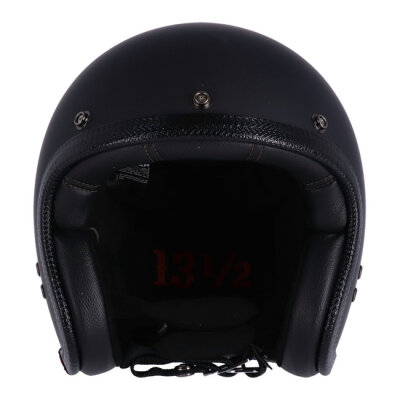 13 1/2 Skull bucket helmet matt black Size M
