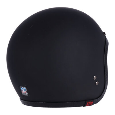 13 1/2 Skull bucket helmet matt black Size M