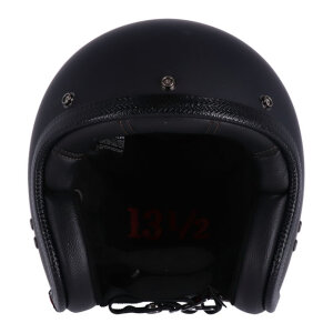 13 1/2 Skull bucket helmet matt black Size L