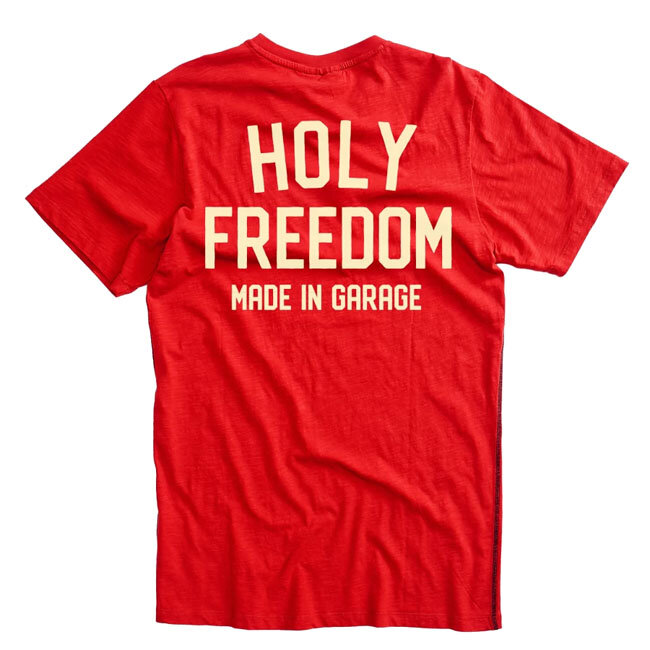 Holy Freedom Crew t-shirt red Size 2XL