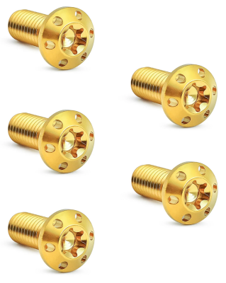 Holeshot RR Rotor Bolts Gold Hub Mount (DE)