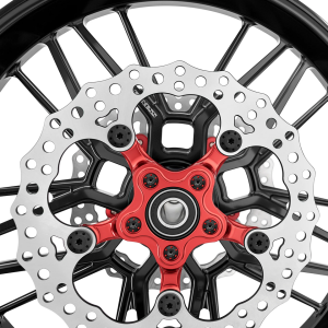 Holeshot FR Rotor Bolts Black Hub Mount (DE)