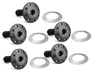 Holeshot FL Rotor Bolts Black FLH/T24-Up (DE)