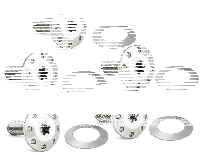 Holeshot FL Rotor Bolts Pol. FLH/T14-23 (FR)