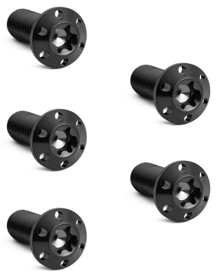 Holeshot FR Rotor Bolts Black Hub Mount (FR)