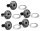 Holeshot FL Rotor Bolts Black FLH/T24-Up (FR)