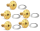 Holeshot FL Rotor Bolts Gold FLH/T24-Up (FR)