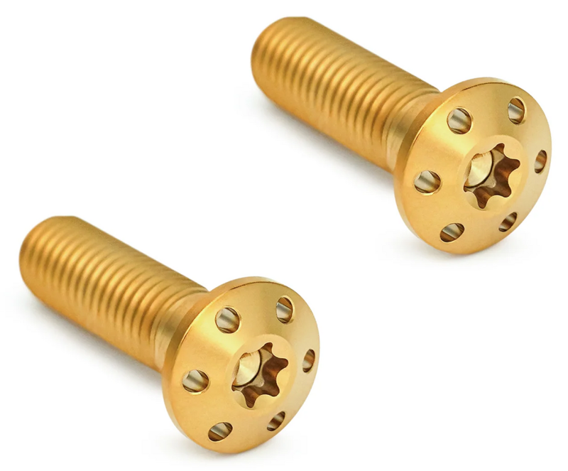 Holeshot Brake Caliper Bolts Gold HD08-U (FR)
