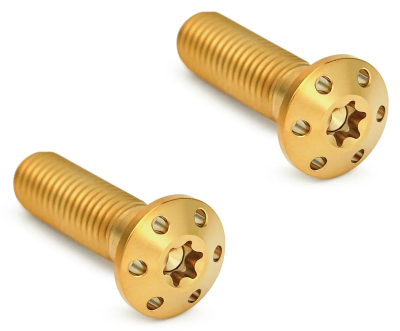 Holeshot Brake Caliper Bolts Gold HD08-U (FR)