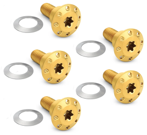 Holeshot FL Rotor Bolts Gold FXD06-17 (FR)
