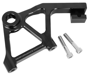 PM Radial Caliper Bracket Blk FLH/T08-21 (IT)