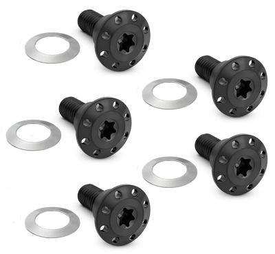 Holeshot FL Rotor Bolts Black FXD06-17 (GB)