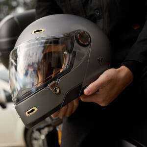 By City 90 Degrees helmet matt gray Size XS