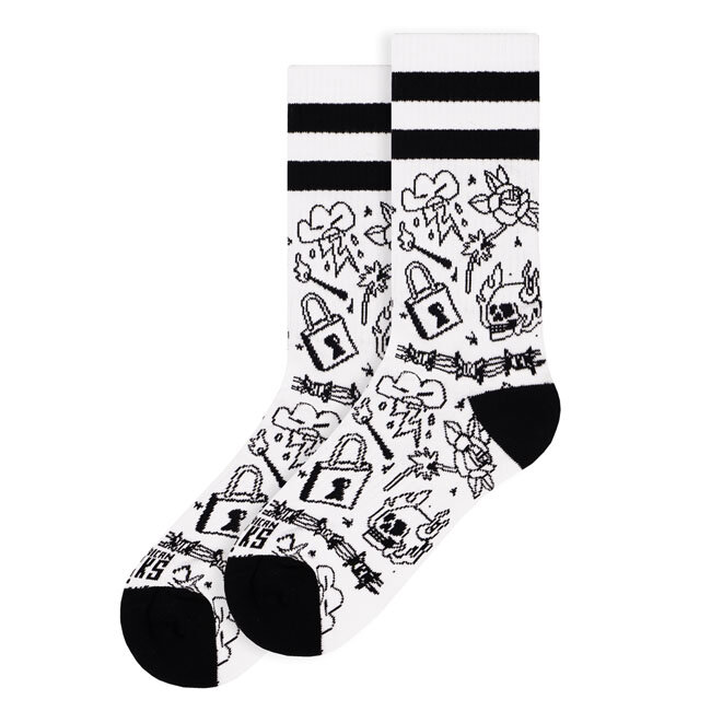 American Socks Burning Rage Mid High socks One size fits most