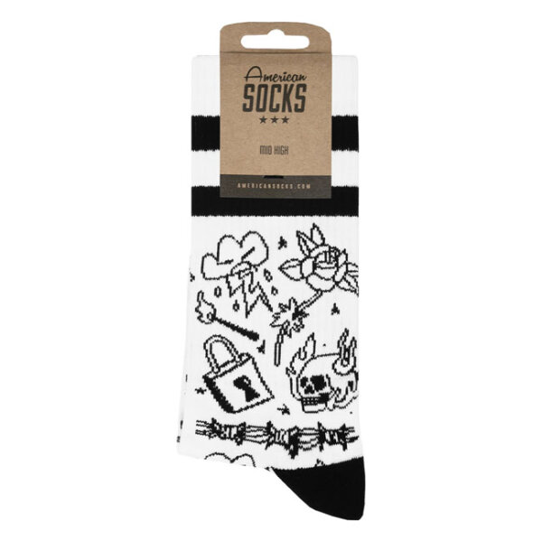 American Socks Burning Rage Mid High socks One size fits most