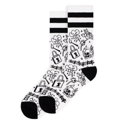 American Socks Burning Rage Mid High socks One size fits most