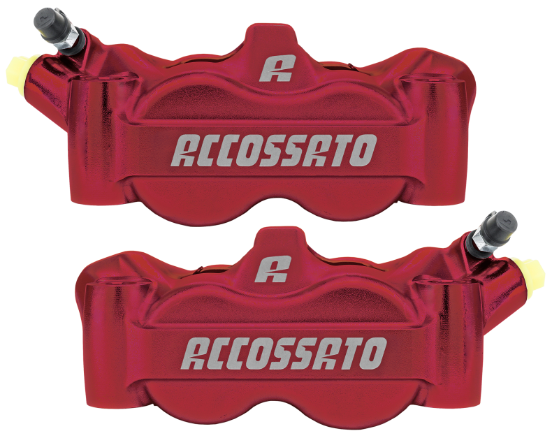 Radial Calipers 100mm Red Ano Set (ES)