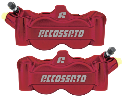 Radial Calipers 100mm Red Ano Set (ES)