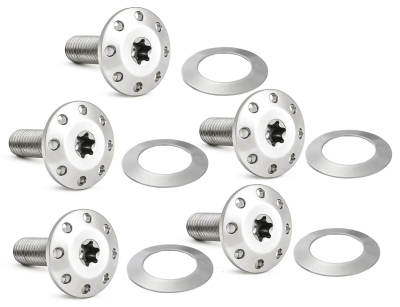 Holeshot FL Rotor Bolts Pol. FLH/T24-Up