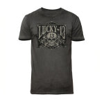 Lucky 13 Tombstone t-shirt vintage black Size XL