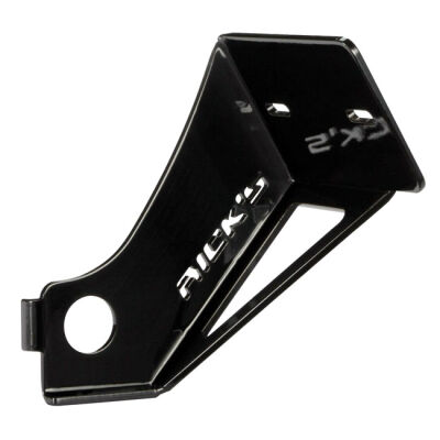 *14 DAYS EXTRA TRANSIT TIME* Ricks Motorcycles, side mount license plate kit short.Black